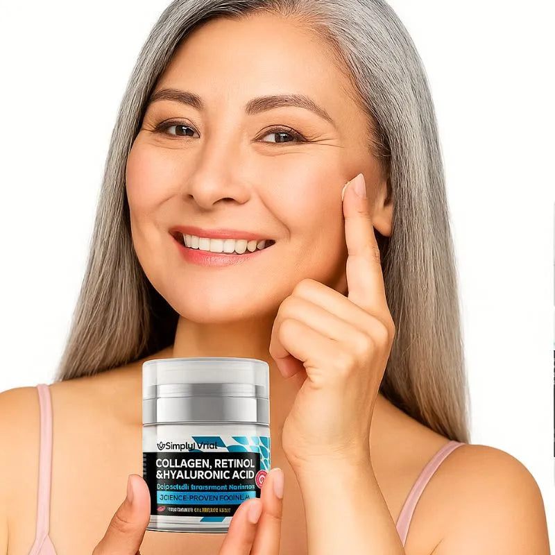 Simply Vital - Crema Hidratante de Colágeno, Retinol y Acido Hialurònico